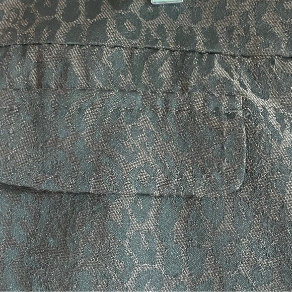 Ann Taylor Elegant brown/black leopard print Pencil Skirt size 10P - Picture 4 of 8